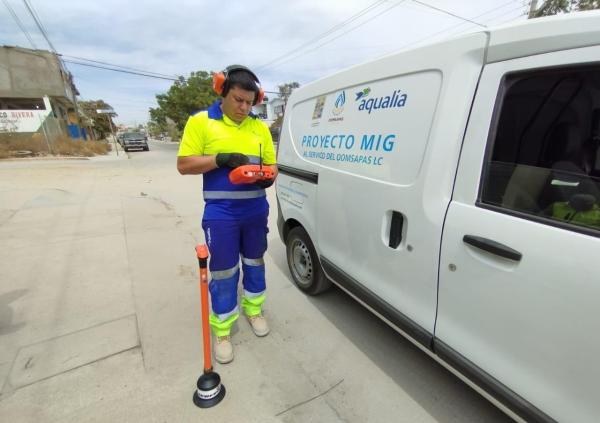 Proyecto MIG evita la pérdida diaria de agua potable al detectar más de 1,200 fugas no visibles